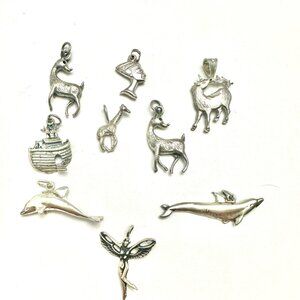 Assorted Charms Sterling Silver 925 Stamped
